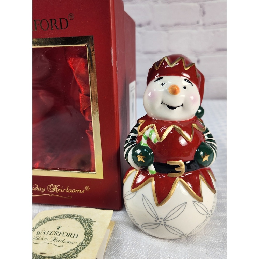 Waterford 2009 Jack Frost Dinner Bell Snowman Christmas Holiday